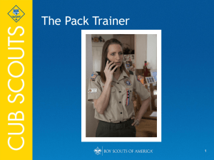 The Pack Training (PowerPoint)