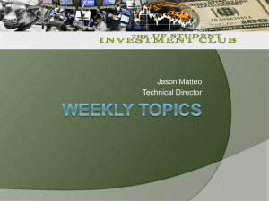 Market Update - Student Investment Club