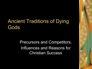 Ancient Traditions of Dying Gods