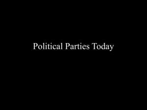 Political Parties Today - University of San Diego Home Pages