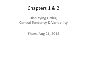 Chapters 1 & 2