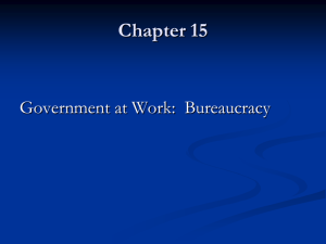 What Is a Bureaucracy?