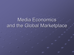 Media Economics and the Global Marketplace