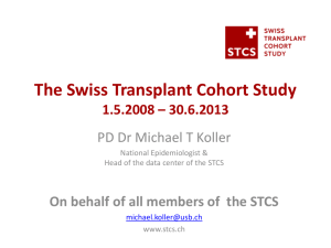 2014_interlaken_final - Swiss Transplant Cohort Study