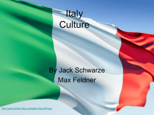 Italy Culture