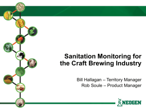 Sanitation Monitoring 10-22
