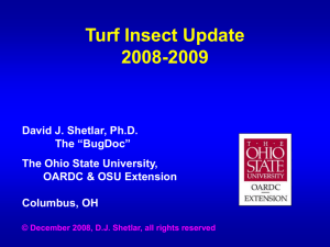 Ornamentals Insect and Mite Update