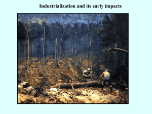 Industrial Revolution and Env. History