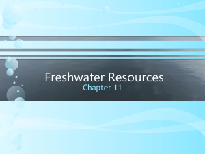 freshwater resources 2014 topic 3 ppt.