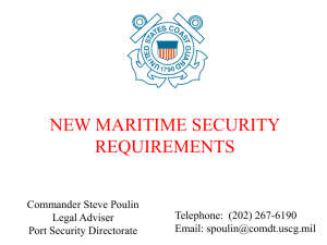 Maritime Security Presentation 2003