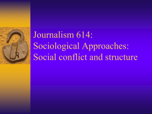 Journalism 614: Communication and Public Opinion