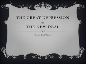 The Great depression & the new deal