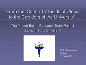 JSU Research Project PowerPoint