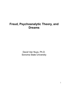 PowerPoint Presentation - Freud and Psychoanalytic Theory