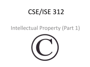 Intellectual Property (Part 1)