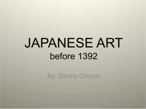 JAPANESE ART before 1392