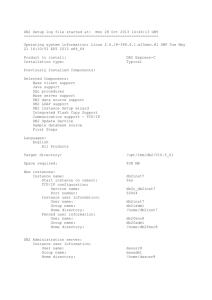DB2 Setup log file started at: Mon 28 Oct 2013 14:46:13 GMT