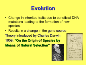 Charles Darwin History