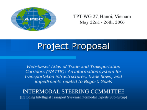 MEG 7a-2 Web-based Atlas of Trade and Transportation Corrido
