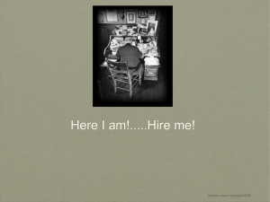 Here I Am Hire Me – Powerpoint