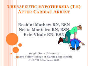 Therapeutic Hypothermia Post Cardiac Arrest