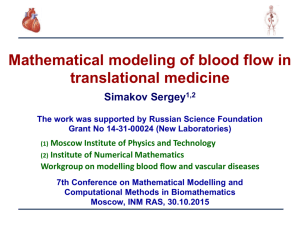 Mathematical modeling of blood flow in translational medicine