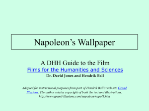 Napoleon's Wallpaper - High School Chemistry Teacher Support