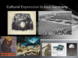 Cultural Expression - Nazi Germany - vcehistory