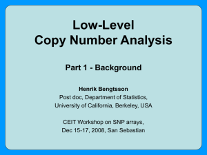 Low-Level Copy Number Analysis Part 1