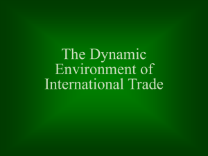 Trade Environment