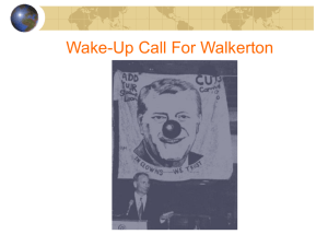 Wake-up call for Walkerton