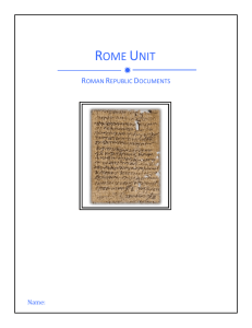 Rome Unit - mrslocomb