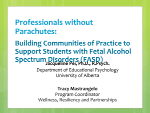 Building COP to Support Students with FASD