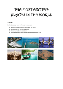 The Most Exotic Places in The World