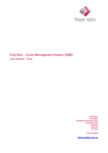 Event Management System - Case Studies
