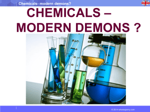 CHEMICALS – MODERN DEMONS