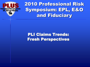1600 Thur PRS -PLI Claims Trends FNL