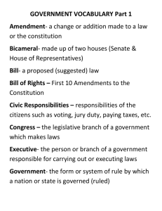 Government definitions 1