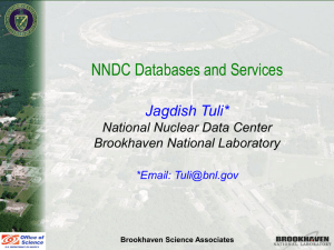ENSDF - IAEA Nuclear Data Services