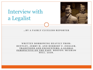 Interview with a Legalist