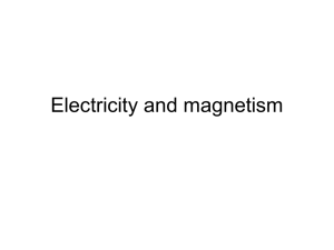 Electricity and magnetism - University of Colorado Boulder