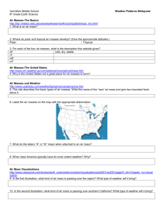Weather Patterns Webquest - Vermillion School District 13-1