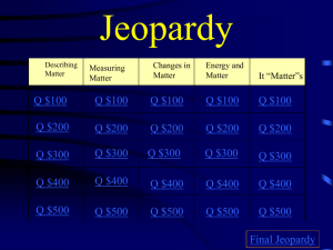 Jeopardy - bridgingthegap09