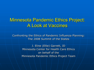 Pandemic Ethics Project