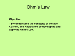 Ohm's Law and Circuit Analysis