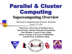 - OU Supercomputing Center for Education & Research