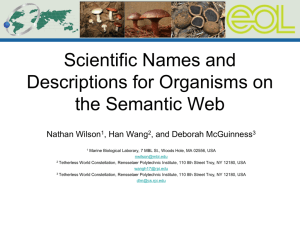 Semantic Vernacular for Fungi - Tetherless World Constellation