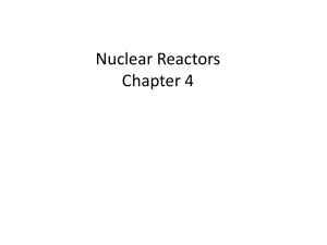 Nuclear Reactors - Electrical and Computer Engineering
