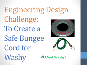 Create a Safe Bungee Cord for Washy