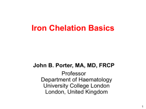 Module 6: Iron Chelator Basics